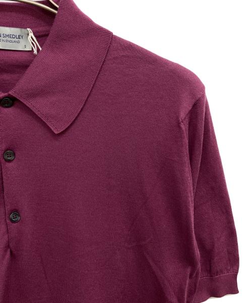 JOHN SMEDLEY（ジョンスメドレー）JOHN SMEDLEY (ジョンスメドレー) ISIS SHIRT FC SS パープル サイズ:Sの古着・服飾アイテム