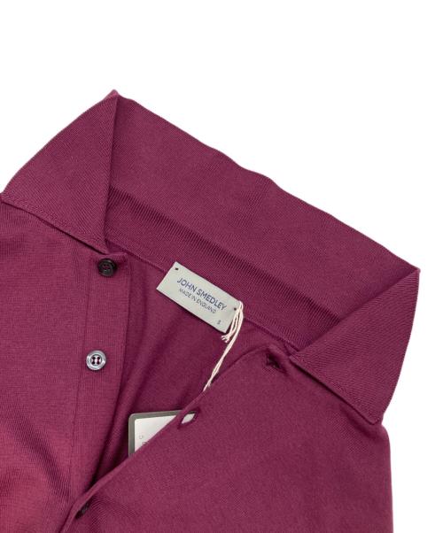 JOHN SMEDLEY（ジョンスメドレー）JOHN SMEDLEY (ジョンスメドレー) ISIS SHIRT FC SS パープル サイズ:Sの古着・服飾アイテム