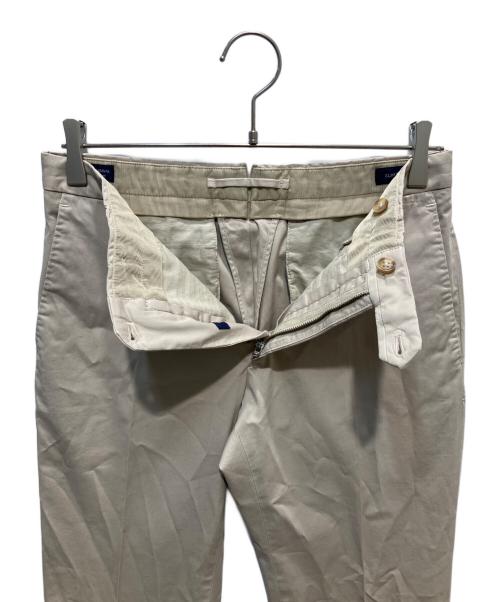 INCOTEX（インコテックス）INCOTEX (インコテックス) ドスキン スリムフィット スラックス コットンパンツ ベージュ サイズ:44の古着・服飾アイテム