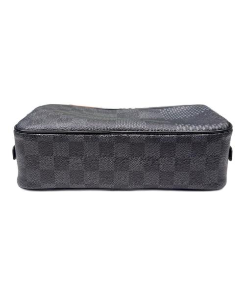 LOUIS VUITTON（ルイ ヴィトン）LOUIS VUITTON (ルイ ヴィトン) トラベルポーチ/ダミエ・グラフィット/トゥルース・トワレ GM ブラック サイズ:GMの古着・服飾アイテム