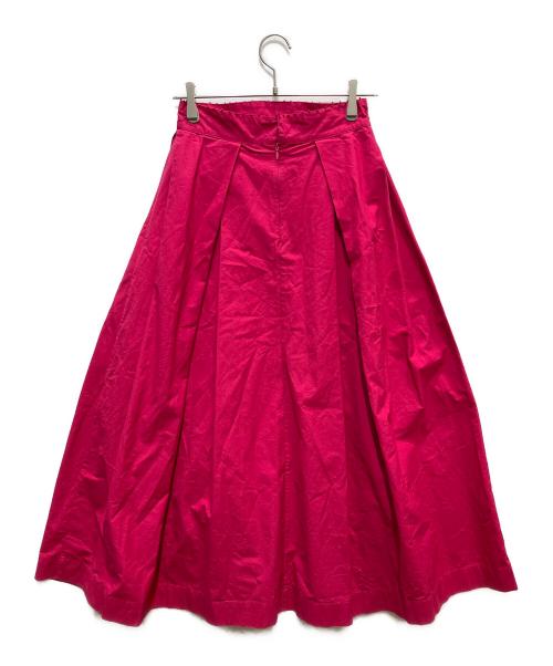 Velnica（ヴェルニカ）Velnica (ヴェルニカ) Cotton Tack Flare Long Skirt ショッキングピンク サイズ:FREEの古着・服飾アイテム