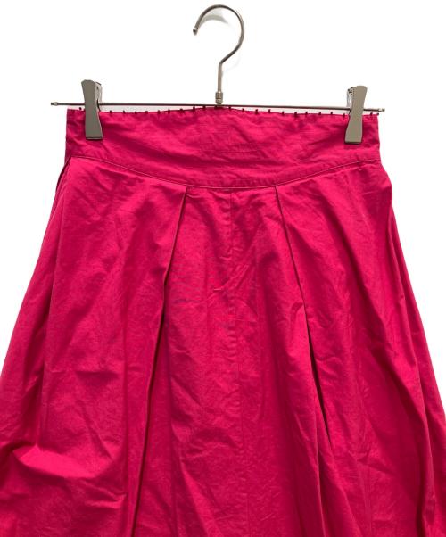 Velnica（ヴェルニカ）Velnica (ヴェルニカ) Cotton Tack Flare Long Skirt ショッキングピンク サイズ:FREEの古着・服飾アイテム