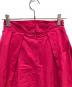 中古・古着 Velnica (ヴェルニカ) Cotton Tack Flare Long Skirt ショッキングピンク サイズ:FREE：5000円