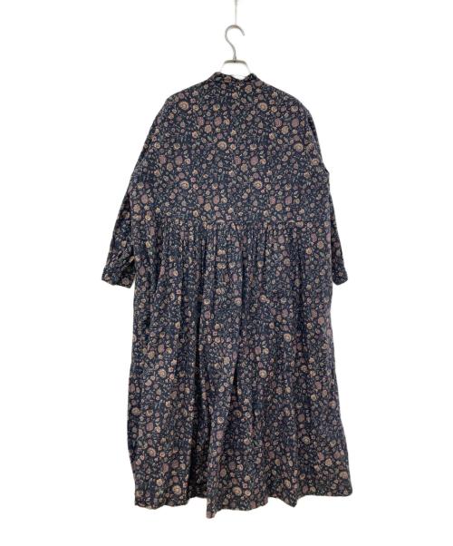 SOIL（ソイル）SOIL (ソイル) 花柄ロングワンピース ブラック サイズ:2の古着・服飾アイテム