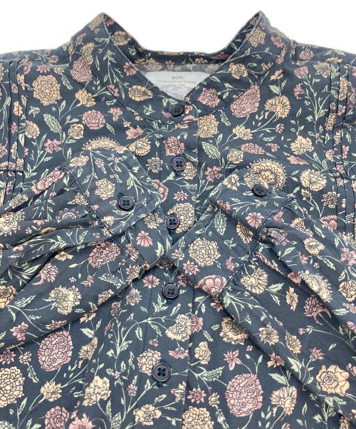 SOIL（ソイル）SOIL (ソイル) 花柄ロングワンピース ブラック サイズ:2の古着・服飾アイテム