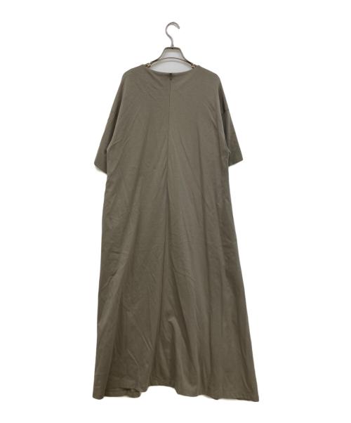 ebure（エブール）EBURE (エブール) H/Sワンピース ベージュ サイズ:36の古着・服飾アイテム
