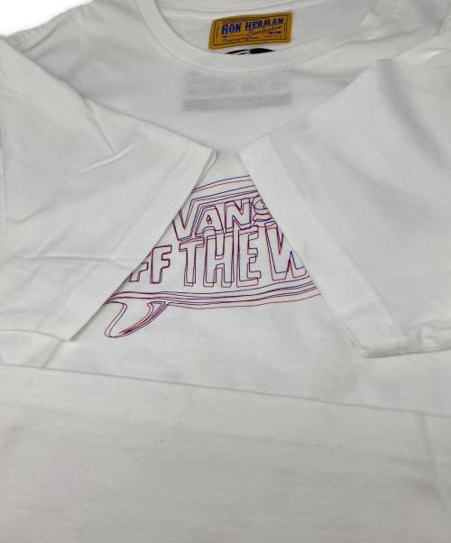 Ron Herman（ロンハーマン）Ron Herman (ロンハーマン) VANS (ヴァンズ) プリントTシャツ ホワイト サイズ:XSの古着・服飾アイテム