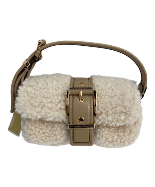 MICHAEL KORS（マイケルコース）MICHAEL KORS (マイケルコース) COLBY シアリング ショルダー エクストラスモール ベージュの古着・服飾アイテム
