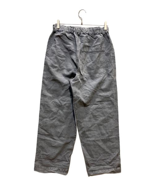 confect（コンフェクト）confect (コンフェクト) リネン和紙 デッキトラウザーズパンツ グレー サイズ:SIZE　3の古着・服飾アイテム