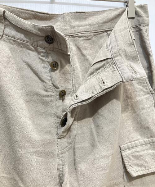 confect（コンフェクト）CONFECT (コンフェクト) ヘンプ混カーゴパンツ ベージュ サイズ:3の古着・服飾アイテム