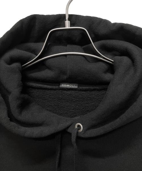 COMOLI（コモリ）COMOLI (コモリ) コットン裏毛 パーカー ブラック サイズ:3の古着・服飾アイテム
