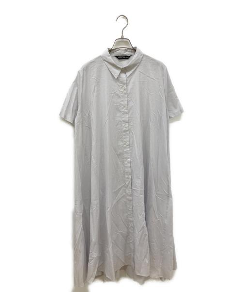 mizuiro-ind（ミズイロインド）mizuiro-ind (ミズイロインド) シャツワンピース ホワイト サイズ:-の古着・服飾アイテム