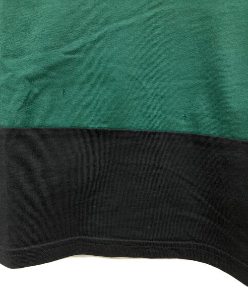 MONCLER（モンクレール）MONCLER (モンクレール) ボーダーTシャツ グリーン サイズ:Mの古着・服飾アイテム