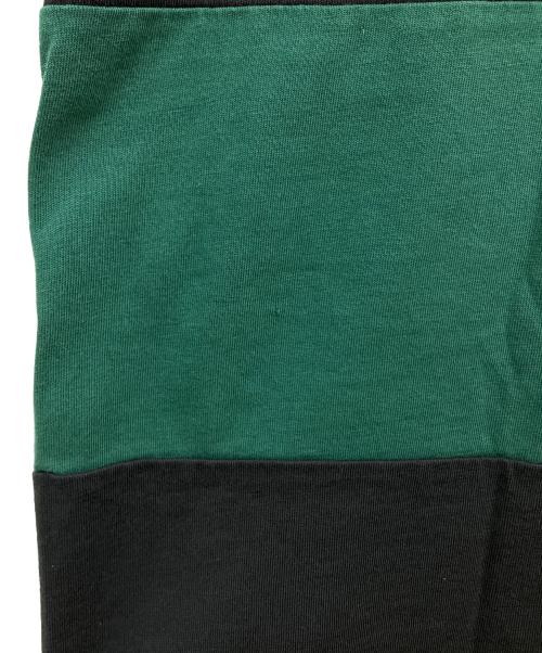 MONCLER（モンクレール）MONCLER (モンクレール) ボーダーTシャツ グリーン サイズ:Mの古着・服飾アイテム