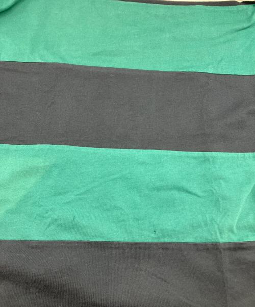 MONCLER（モンクレール）MONCLER (モンクレール) ボーダーTシャツ グリーン サイズ:Mの古着・服飾アイテム
