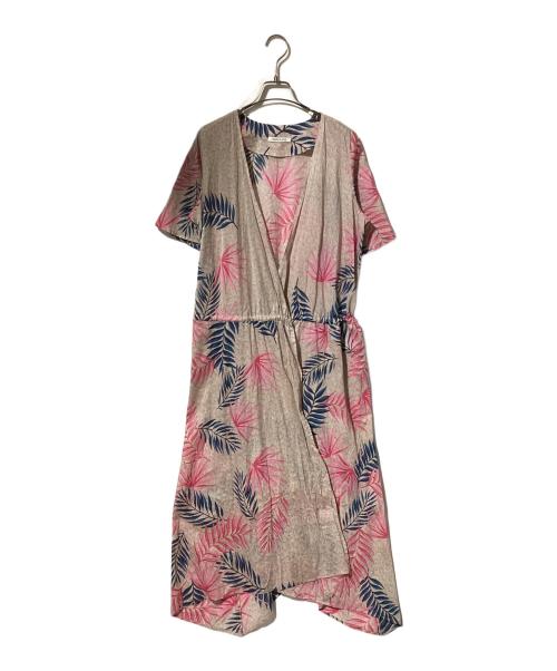 house of lotus（ハウスオブロータス）HOUSE OF LOTUS (ハウスオブロータス) ラップワンピース ベージュ サイズ:Mの古着・服飾アイテム