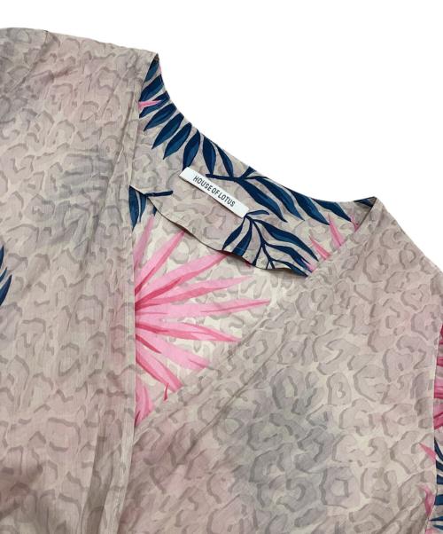 house of lotus（ハウスオブロータス）HOUSE OF LOTUS (ハウスオブロータス) ラップワンピース ベージュ サイズ:Mの古着・服飾アイテム
