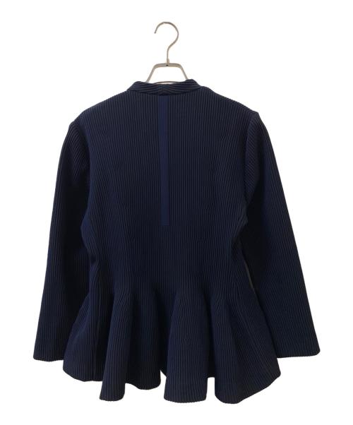 CFCL（シーエフシーエル）CFCL (シーエフシーエル) COLLARLESS FLARE JACKET ネイビー サイズ:1の古着・服飾アイテム