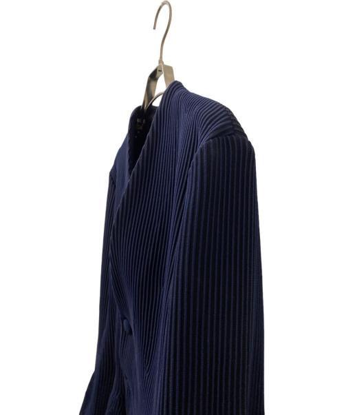 CFCL（シーエフシーエル）CFCL (シーエフシーエル) COLLARLESS FLARE JACKET ネイビー サイズ:1の古着・服飾アイテム