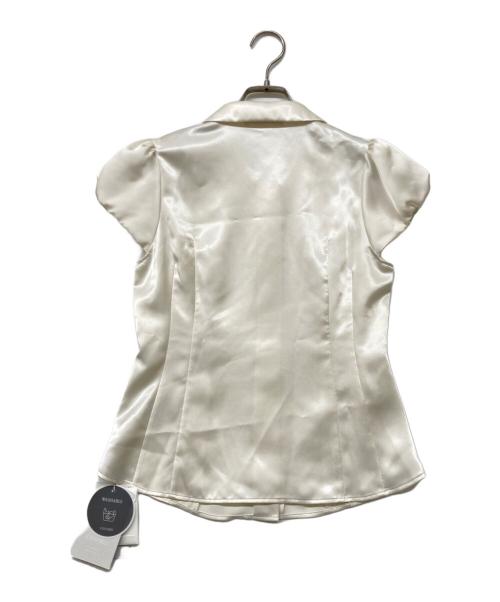 CELFORD（セルフォード）CELFORD (セルフォード) 26SS フロントスカラサテンブラウス アイボリー サイズ:size36の古着・服飾アイテム
