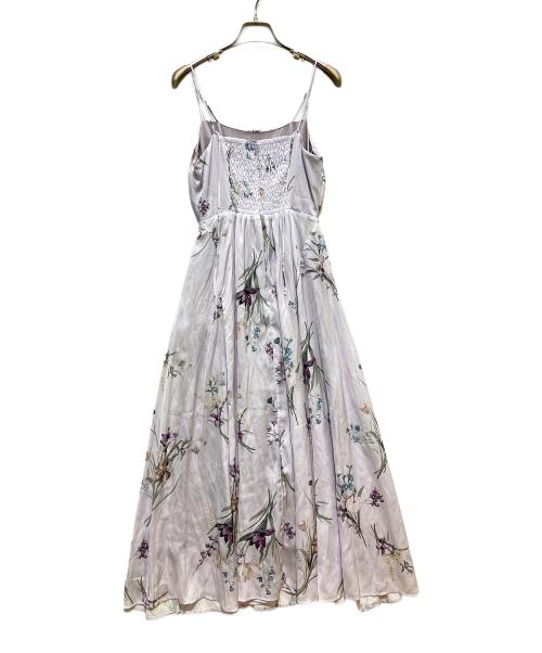 Snidel（スナイデル）Snidel (スナイデル) The New York Botanical Garden フラワーキャミワンピース ラベンダーの古着・服飾アイテム