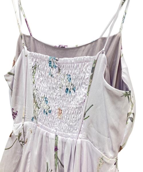Snidel（スナイデル）Snidel (スナイデル) The New York Botanical Garden フラワーキャミワンピース ラベンダーの古着・服飾アイテム