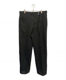 sacai（サカイ）の古着「Suiting Pants」｜ブラック