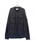sacaiサカイ）の古着「Taslan Nylon Pullover」｜ブラック