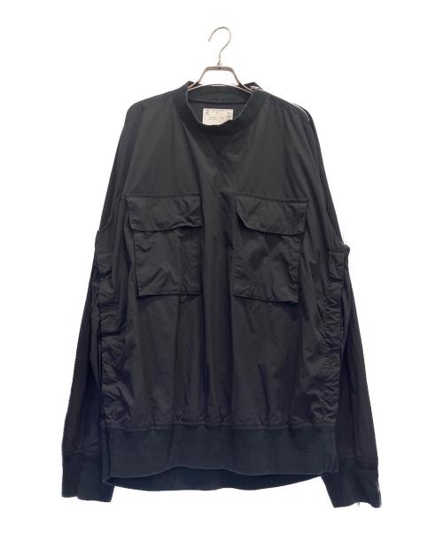 sacai（サカイ）sacai (サカイ) Taslan Nylon Pullover ブラック サイズ:4の古着・服飾アイテム