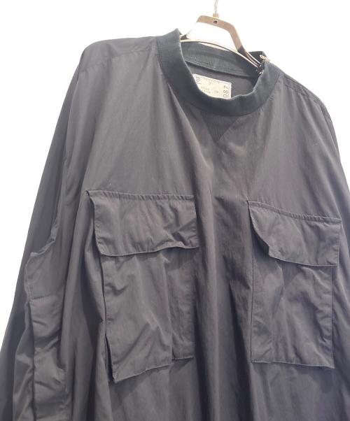 sacai（サカイ）sacai (サカイ) Taslan Nylon Pullover ブラック サイズ:4の古着・服飾アイテム