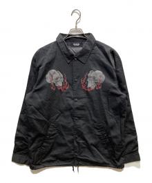 WILDSIDE YOHJI YAMAMOTO（ワイルドサイド ヨウジ ヤマモト）の古着「龍が如くスタジオ Coach Jacket」｜ブラック