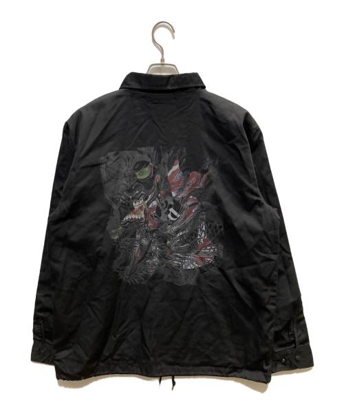 WILDSIDE YOHJI YAMAMOTO（ワイルドサイド ヨウジ ヤマモト）WILDSIDE YOHJI YAMAMOTO (ワイルドサイド ヨウジ ヤマモト) 龍が如くスタジオ Coach Jacket ブラック サイズ:4の古着・服飾アイテム