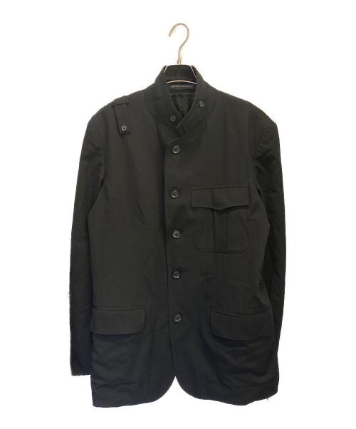 REGULATION Yohji Yamamoto（レギュレーションヨウジヤマモト）REGULATION Yohji Yamamoto (レギュレーションヨウジヤマモト) GABARDINE 5BUTTONS JACKET ブラック サイズ:5の古着・服飾アイテム
