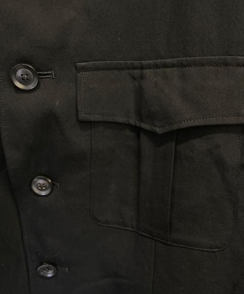 REGULATION Yohji Yamamoto（レギュレーションヨウジヤマモト）REGULATION Yohji Yamamoto (レギュレーションヨウジヤマモト) GABARDINE 5BUTTONS JACKET ブラック サイズ:5の古着・服飾アイテム