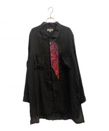 Yohji Yamamoto pour homme（ヨウジヤマモト プールオム）の古着「pour homme 筒袖前当て布B」｜ブラック