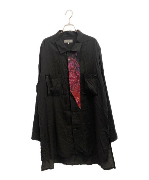 Yohji Yamamoto pour homme（ヨウジヤマモト プールオム）Yohji Yamamoto pour homme (ヨウジヤマモト プールオム) pour homme 筒袖前当て布B ブラック サイズ:4の古着・服飾アイテム