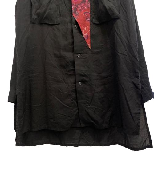 Yohji Yamamoto pour homme（ヨウジヤマモト プールオム）Yohji Yamamoto pour homme (ヨウジヤマモト プールオム) pour homme 筒袖前当て布B ブラック サイズ:4の古着・服飾アイテム