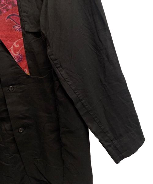 Yohji Yamamoto pour homme（ヨウジヤマモト プールオム）Yohji Yamamoto pour homme (ヨウジヤマモト プールオム) pour homme 筒袖前当て布B ブラック サイズ:4の古着・服飾アイテム