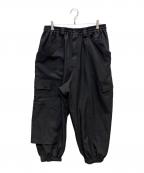 Y-3ワイスリー）の古着「SPORT UNIFORM CUFFED CARGO PANTS」｜ブラック