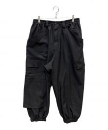Y-3（ワイスリー）の古着「SPORT UNIFORM CUFFED CARGO PANTS」｜ブラック
