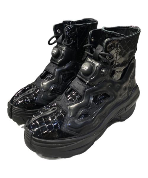 Maison Margiela（メゾンマルジェラ）Maison Margiela (メゾンマルジェラ) REEBOK (リーボック) TABI INSTAPUMP FURY ブラック サイズ:29.5の古着・服飾アイテム