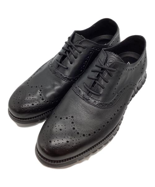 COLE HAAN（コールハーン）COLE HAAN (コールハーン) ゼログランド ウィング オックスフォード ビジネスシューズ ブラック サイズ:10 1/2の古着・服飾アイテム