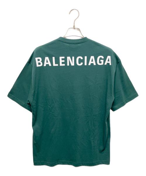 BALENCIAGA（バレンシアガ）BALENCIAGA (バレンシアガ) バックロゴTEE グリーン サイズ:XS 未使用品の古着・服飾アイテム