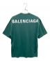 BALENCIAGA (バレンシアガ) バックロゴTEE グリーン サイズ:XS 未使用品：35000円