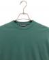 中古・古着 BALENCIAGA (バレンシアガ) バックロゴTEE グリーン サイズ:XS 未使用品：35000円