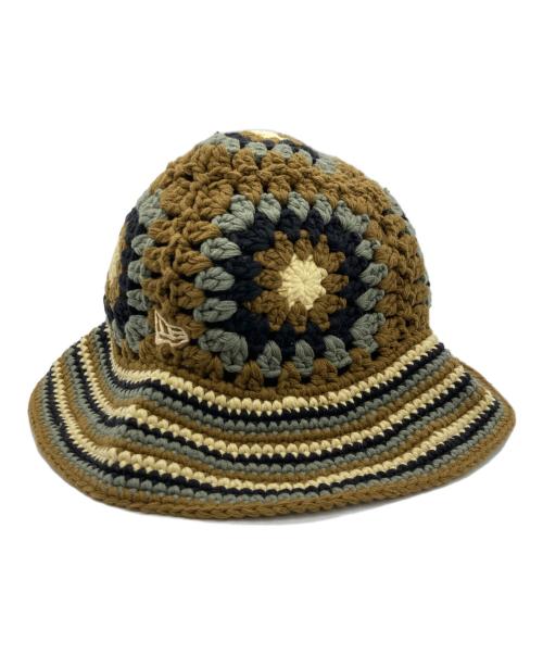 New Era（ニューエラ）New Era (ニューエラ) クロシェ ニットバケット ブラウンの古着・服飾アイテム
