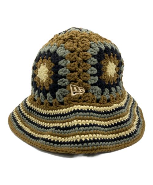 New Era（ニューエラ）New Era (ニューエラ) クロシェ ニットバケット ブラウンの古着・服飾アイテム