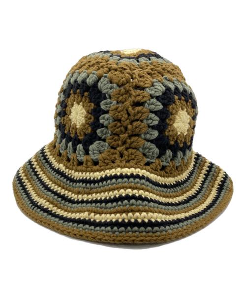 New Era（ニューエラ）New Era (ニューエラ) クロシェ ニットバケット ブラウンの古着・服飾アイテム
