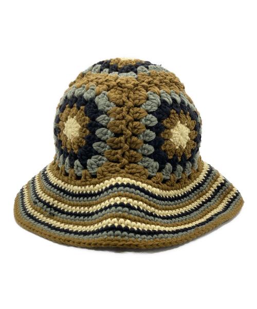 New Era（ニューエラ）New Era (ニューエラ) クロシェ ニットバケット ブラウンの古着・服飾アイテム