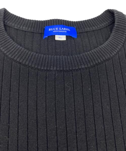 BLUE LABEL CRESTBRIDGE（ブルーレーベルクレストブリッジ）BLUE LABEL CRESTBRIDGE (ブルーレーベルクレストブリッジ) 切替ワンピース インディゴ サイズ:36の古着・服飾アイテム